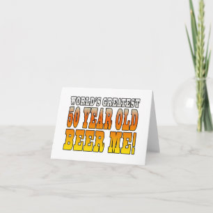 Tarjeta Funny 60th Birthdays : Worlds Greatest 60 Años