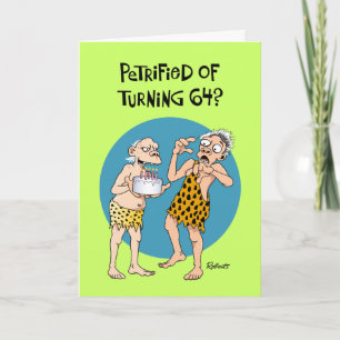 Tarjeta Funny 64th Birthday