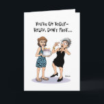 Tarjeta Funny 64th Birthday<br><div class="desc">Graciosa tarjeta de felicitación de cumpleaños número 64 para una mujer que cumple 64 años</div>