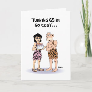 Tarjeta Funny 65º cumpleaños