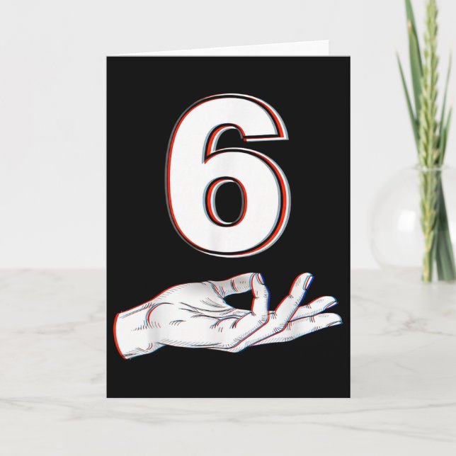 Tarjeta Funny 67 Six Seven Meme Matching 6 7 Costume _2  (Anverso)