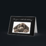 Tarjeta Funny 69th Birthday, Labrador Retriever<br><div class="desc">Gracioso cumpleaños 69,  perro triste,  acuarela original Labrador Recuperever, </div>