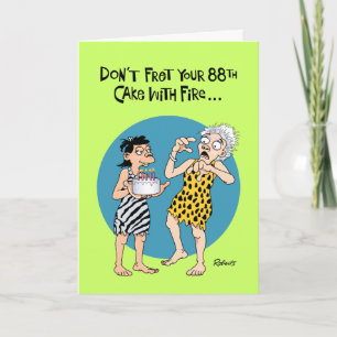 Tarjeta Funny 88th Birthday