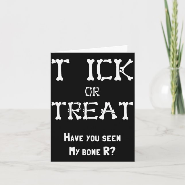 Tarjeta Funny Adult Halloween- Inappropriate Halloween Shi (Anverso)