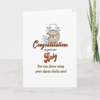 Tarjeta Funny and Sarcastic New Baby Card
