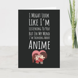 Tarjeta Funny Anime Cards Japanese Kawaii Otaku Humor
