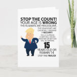 Tarjeta Funny año 15 cumpleaños presente año de nacimiento<br><div class="desc">Lo mejor para hombres,  mujeres,  mujeres,  mujeres,  adultos,  niños,  chicas,  parejas,  mamá,  papá,  tía,  tío,  él y ella,  cumpleaños,  aniversarios,  escuela,  graduaciones,  vacaciones,  Navidades</div>