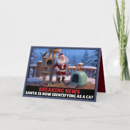 Tarjeta Funny anti woke Christmas card