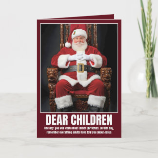 Tarjeta Funny atheist