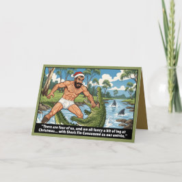 Tarjeta Funny Australian Christmas