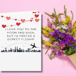 Tarjeta Funny Aviation,Photo,Boyfriend, Romantic Birthday<br><div class="desc">Gracioso chiste de Aviación y foto de Personalizado, tarjeta de cumpleaños romántica para novio, esposo o compañero de vida. Design presenta un avión volando sobre una ciudad con un dicho gracioso. Dentro de la tarjeta hay una opción de personalizable para una foto y un sincero mensaje de cumpleaños. Comuníquese conmigo...</div>
