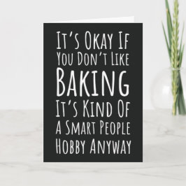 Tarjeta Funny Baking Cards Humor Happy Baker Humorous