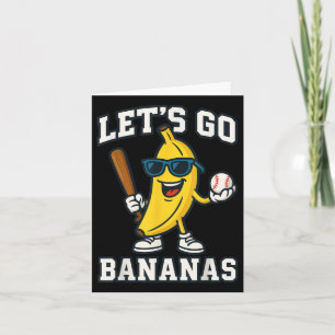 Tarjeta Funny Banana Fruit Lover Bananas Apellido Persona