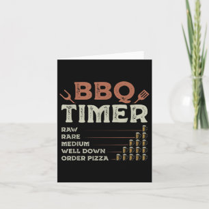 Tarjeta Funny Bbq Grill Chef Grill Grilling Master Barbaco
