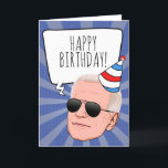Tarjeta Funny Biden Birthday<br><div class="desc">Cartas y diseños de saludos políticos de PolitiCardz.com Diseños para todas las ocasiones: tarjetas de vacaciones políticas,  tarjetas de cumpleaños políticas,  tarjetas de humor político y saludos personalizados. Comprar regalos políticos y artes únicos en PolitiClothes.com Camisetas políticas,  Pegatinas,  enredaderas,  botones,  tazas,  Rótulos,  Posters y más! www.PolitiCardz.com   www.PolitiClothes.com</div>