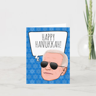 Tarjeta Funny Biden Hanukkah