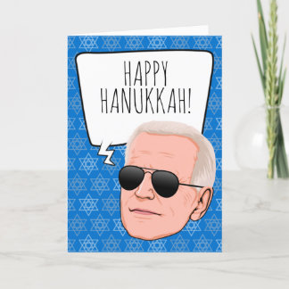 Tarjeta Funny Biden Hanukkah