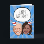 Tarjeta Funny Biden Harris Birthday Card<br><div class="desc">Cartas de felicitación política y diseños de PolitiCardz.com Diseños para todas las ocasiones: Tarjetas de vacaciones políticas,  tarjetas de cumpleaños políticas,  tarjetas de humor político y saludos personalizados. 

Comprar regalos políticos y artes únicos en PolitiClothes.comCamisetas políticas,  Pegatinas,  caramelos,  botones,  tazas,  Rótulos,  Posters y más! 

www.PolitiCardz.com   www.PolitiClothes.com</div>