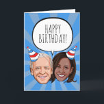 Tarjeta Funny Biden Harris Birthday Card<br><div class="desc">Cartas de felicitación política y diseños de PolitiCardz.com Diseños para todas las ocasiones: Tarjetas de vacaciones políticas,  tarjetas de cumpleaños políticas,  tarjetas de humor político y saludos personalizados. 

Comprar regalos políticos y artes únicos en PolitiClothes.comCamisetas políticas,  Pegatinas,  caramelos,  botones,  tazas,  Rótulos,  Posters y más! 

www.PolitiCardz.com   www.PolitiClothes.com</div>