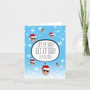 Tarjeta Funny Biden Navidades: Que sea Joe