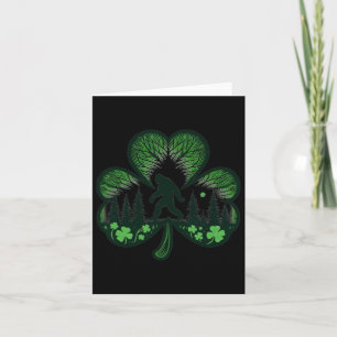 Tarjeta Funny Bigfoot Saint Paddys St Patricks Day Guay Bi
