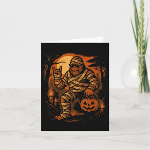 Tarjeta Funny Bigfoot Soky Halloween Sasquatch