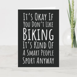 Tarjeta Funny Biking Cards Cycling Cyclist Humor Biker