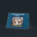 Tarjeta Funny Birthday Card con Búsqueda Cute Basset<br><div class="desc">Funny Birthday Card con Búsqueda Cute Basset</div>