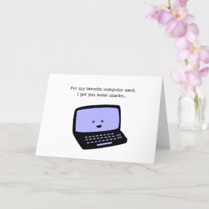 Tarjeta Funny Birthday Card for Computer Programmer Geek