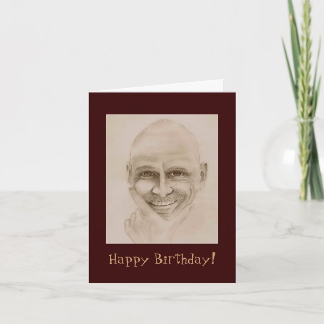 Tarjeta Funny Birthday Guy (Anverso)