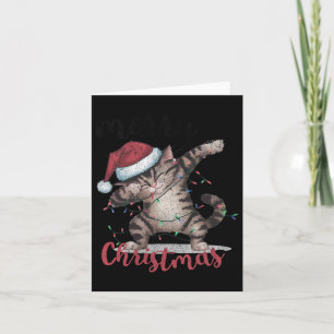 Tarjeta Funny Black Cat Halloween Funny Navidades