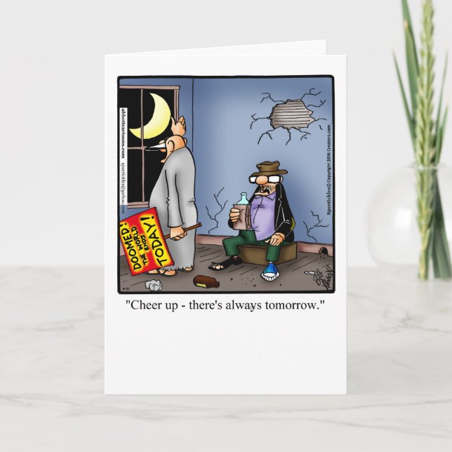 Tarjeta Funny Blank Greeting Card "Spectickles" (Anverso)