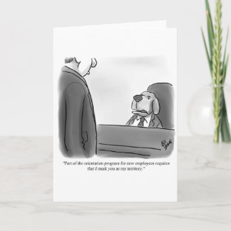 Tarjeta Funny Business Humor Blank Greeting Card
