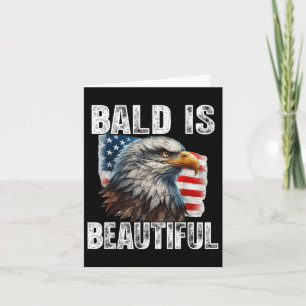 Tarjeta Funny Cald Es Hermoso Águila 4 De Julio Usa Patr