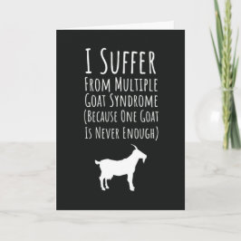 Tarjeta Funny Cards For Goat Owners Pet Farmer Farm Animal