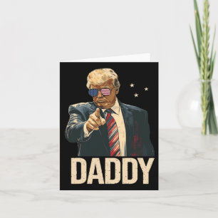 Tarjeta Funny casa de papá de Camisetas Trump para hombres