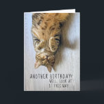 Tarjeta Funny Cat Birthday Card<br><div class="desc">Desearía a tu ser querido un feliz cumpleaños con esta tarjeta.</div>