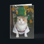 Tarjeta Funny Cat German Birthday<br><div class="desc">Bubba Kitty,  Alemán Divertido.  Esta es una nueva foto con un nuevo gorra bávaro.   El texto en alemán es del sitio de traducciones gratuitas.google.   Inside:  "¡Feliz cumpleaños,  mi buen amigo!"  Puede cambiar el texto en los campos de texto.</div>
