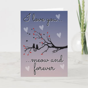 Tarjeta Funny Cat Lover Valentcard