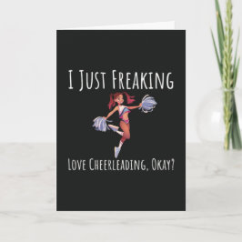 Tarjeta Funny Cheerleader Cards Dance Sport Dancing Dancer