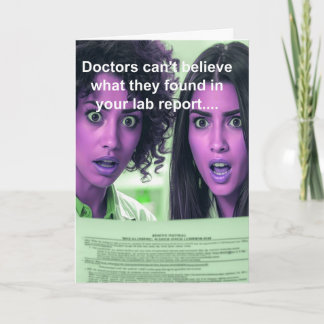 Tarjeta funny chocolate lover get well wish