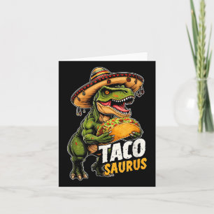 Tarjeta Funny Cinco De Mayo Tacosaurus Taco Dinosaur T Rex