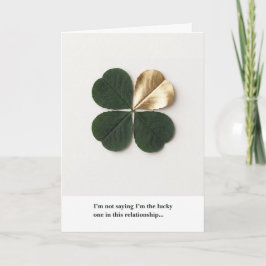 Tarjeta Funny Clover Relationship Card – Luxury