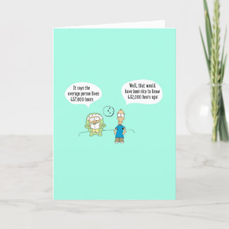 Tarjeta Funny Comic Birthday Card