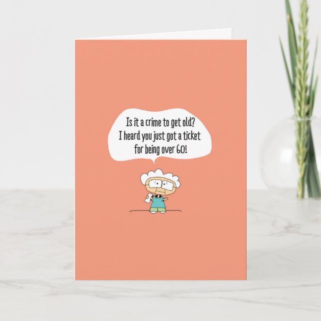 Tarjeta Funny Comic Birthday Card 114 (Anverso)