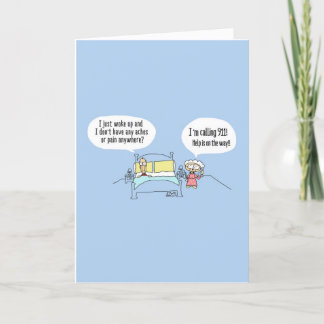 Tarjeta Funny Comic Greeting Card 006