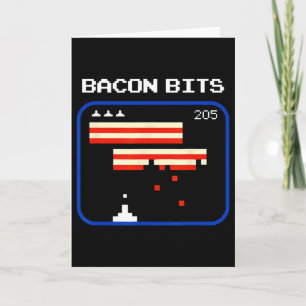 Tarjeta Funny Con 8 bits Video Game Player Retro Nerd Geek