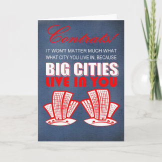 Tarjeta funny congratulations to graduate