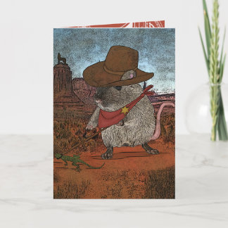 Tarjeta Funny Cowboy Birthday