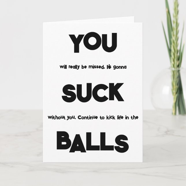 Tarjeta Funny Coworker Resignation Retirement (Anverso)